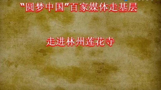 “圓夢(mèng)中國(guó)”百家媒體走基層走進(jìn)林州蓮花寺