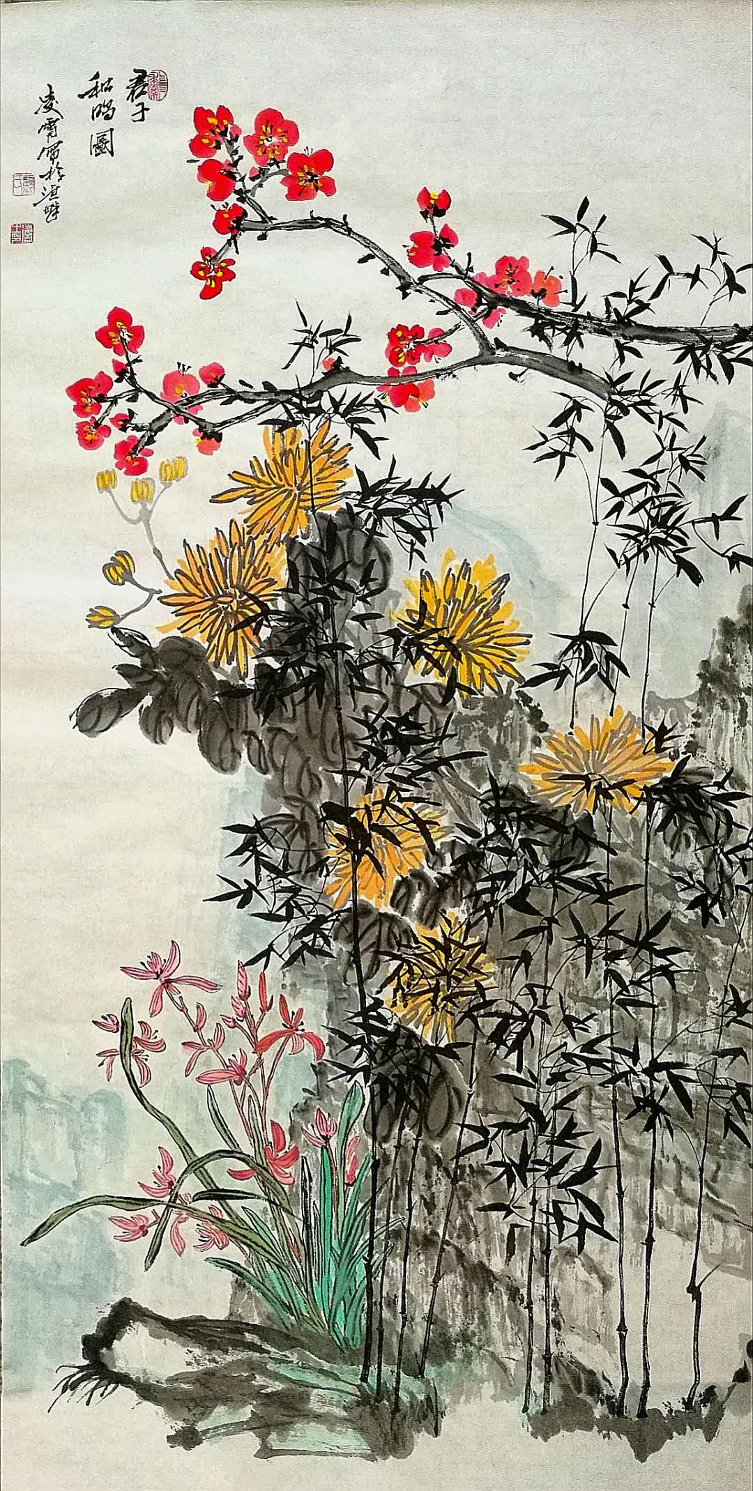 中國當代實力派書畫名家張凌霄書畫藝術(shù)欣賞