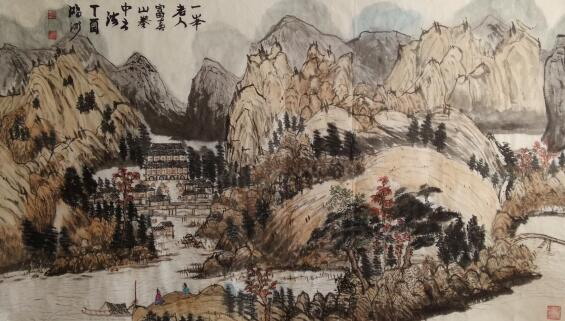 中國(guó)當(dāng)代實(shí)力派書(shū)畫(huà)名家肖洪周書(shū)畫(huà)藝術(shù)欣賞
