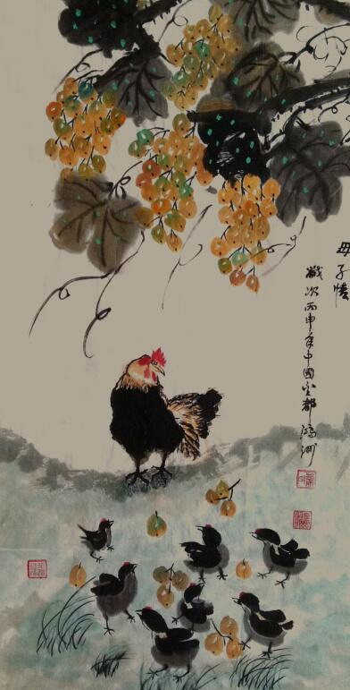 中國(guó)當(dāng)代實(shí)力派書(shū)畫(huà)名家肖洪周書(shū)畫(huà)藝術(shù)欣賞