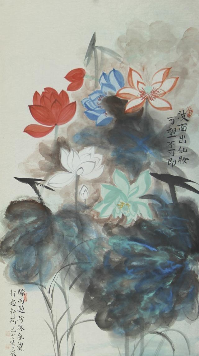 畫(huà)家林清泉與他的禪意荷花