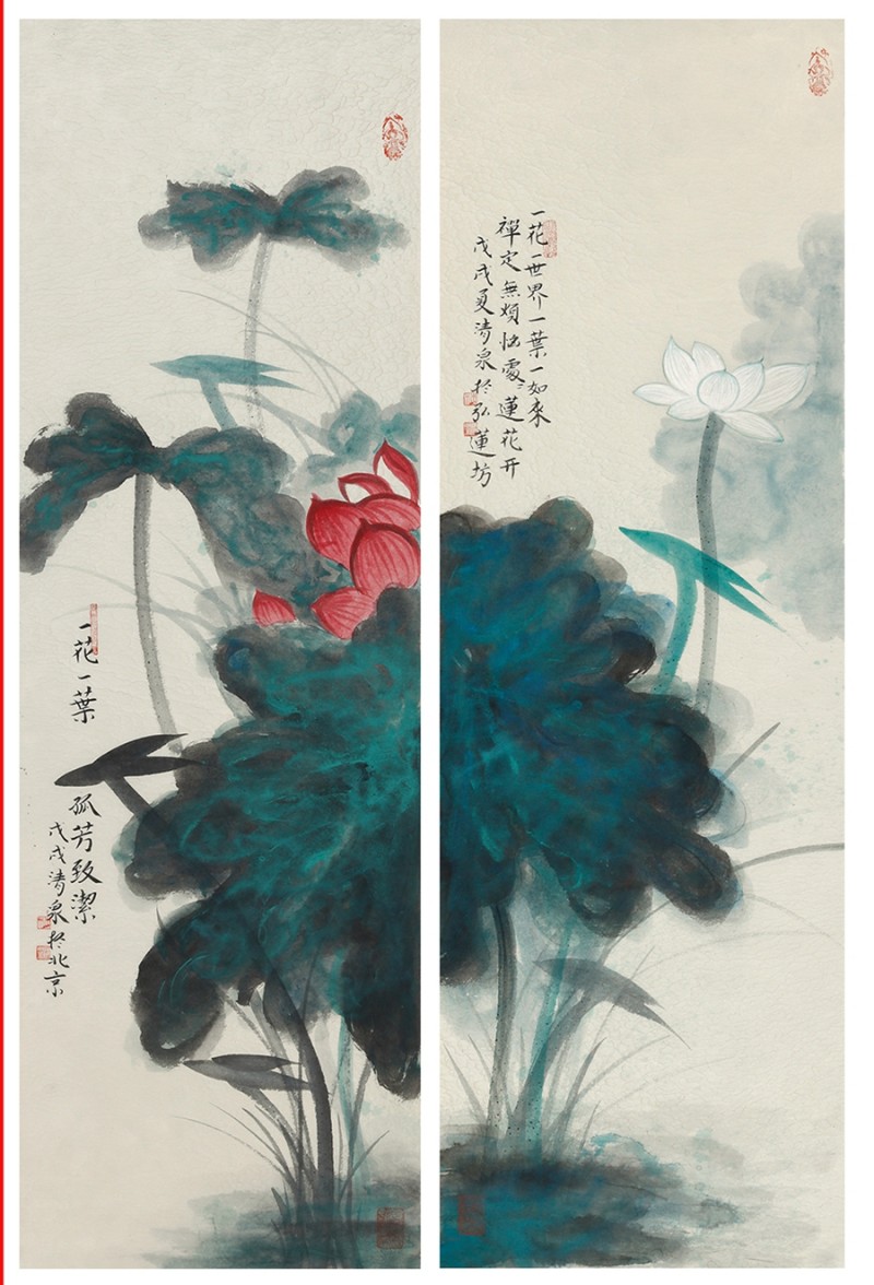 畫(huà)家林清泉與他的禪意荷花