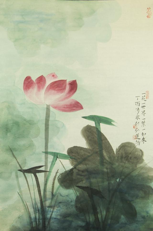 畫(huà)家林清泉與他的禪意荷花