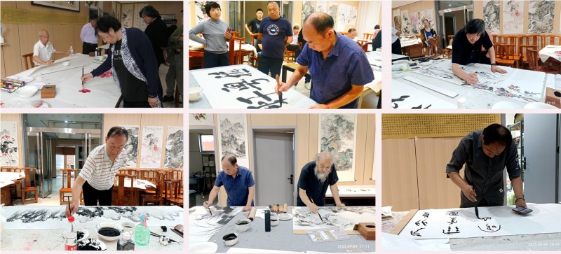 中華靳氏部分書畫名家南太行寫生創(chuàng)作暨第四屆藝術研討會在王莽嶺三寶山莊舉行
